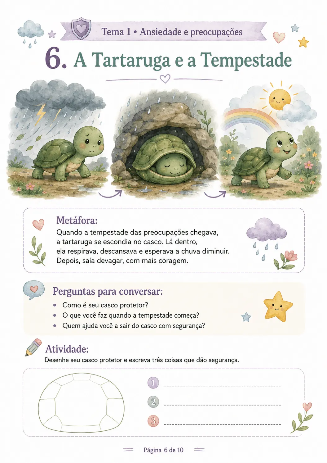 Metáfora 6: A Tartaruga e a Tempestade